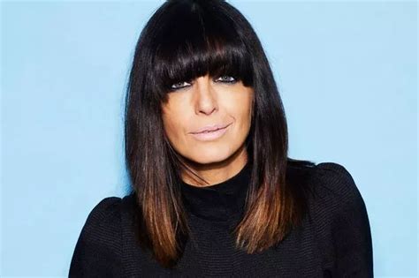 Claudia Winkleman unrecognisable without fringe and eye make。